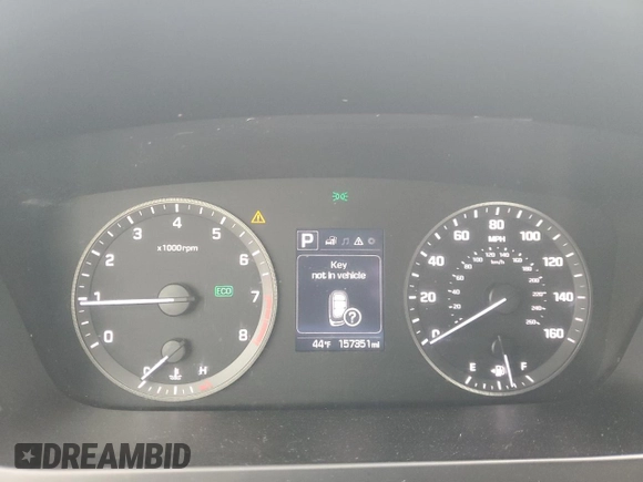 2017 Hyundai Sonata Sport with VIN 5NPE34AFXHH554068, listed as a Copart auction lot 87419144 with 157,351 mi miles and Salvage Title. Bid and sale history available at carsss.com. Image 9.