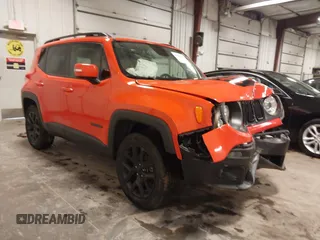 2018 Jeep Renegade Latitude with VIN ZACCJBBB4JPG77391, listed as a IAAI auction lot 41219251 with 131,042 mi miles and . Bid and sale history available at carsss.com. Image 1.