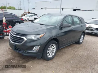 2018 Chevrolet Equinox LS with VIN 3GNAXHEV0JS506562, listed as a IAAI auction lot 41925572 with 97,031 mi miles and . Bid and sale history available at DreamBid. Image 2.