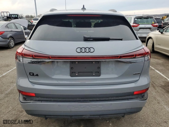2023 Audi Q4 e-tron Premium Plus with VIN WA1L2BFZ6PP035601, listed as a Copart auction lot 42396864 with 4,260 mi miles. Bid and sale history available at carsss.com. Image 6.