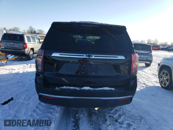 2021 Chevrolet Tahoe Commercial with VIN 1GNSCLED2MR375121, listed as a Copart auction lot 87924825 with 58,016 mi miles and Salvage title. Bid and sale history available at DreamBid. Image 6.