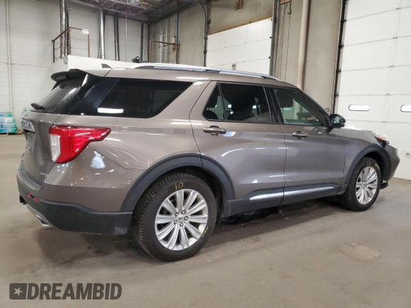 2021 Ford Explorer Limited с VIN 1FMSK8FH1MGA46296, выставлен на аукционе Copart как лот 60530105 с пробегом 69 796 миль миль и Списание • Salvage title. История ставок и продаж доступна на DreamBid. Изображение 3.