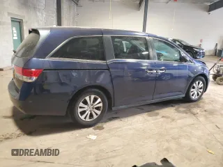 2014 Honda Odyssey EX-L with VIN 5FNRL5H66EB027040, listed as a Copart auction lot 53959195 with 199,431 mi miles and Salvage Title. Bid and sale history available at carsss.com. Image 3.