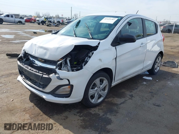 2022 Chevrolet Spark LS with VIN KL8CB6SA3NC036523, listed as a IAAI auction lot 41421387 with 59,801 mi miles and . Bid and sale history available at DreamBid. Image 2.