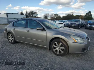 2007 Nissan Maxima 3.5 SL with VIN 1N4BA41E17C839502, listed as a Copart auction lot 78394784 with 124,477 mi miles and Salvage Title. Bid and sale history available at carsss.com. Image 4.