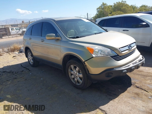 2009 Honda CR-V EX-L with VIN JHLRE48749C021353, listed as a IAAI auction lot 42140402 with 190,923 mi miles and . Bid and sale history available at carsss.com. Image 1.