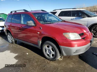 2003 Mitsubishi Outlander XLS z VIN JA4LZ41G63U087416, wystawiony jako Copart lot #43619735 z przebiegiem 239 481 mil mil oraz Szkoda całkowita • Salvage title. Historia ofert i sprzedaży dostępna na DreamBid. Obrazek 4.