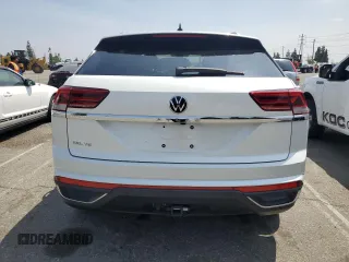 2021 Volkswagen Atlas SEL with VIN 1V2EE2CA1MC228616, listed as a Copart auction lot 54734225 with 46,369 mi miles and Salvage title. Bid and sale history available at DreamBid. Image 6.