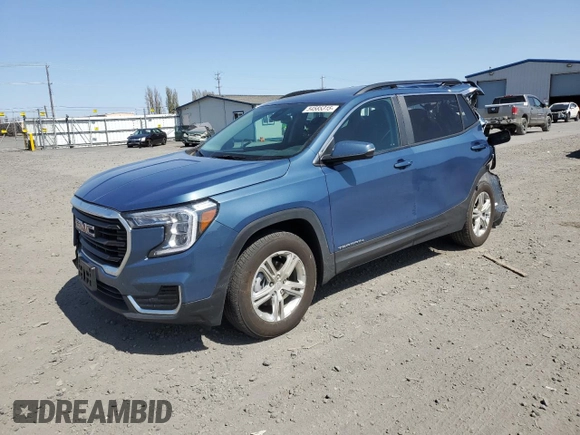 2024 GMC Terrain SLE z VIN 3GKALTEGXRL281358, wystawiony jako Copart lot #54585315 z przebiegiem 26 658 mil mil oraz Szkoda całkowita • Salvage title. Historia ofert i sprzedaży dostępna na DreamBid. Obrazek 1.