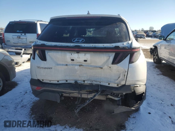2022 Hyundai Tucson SEL with VIN 5NMJFCAE1NH093312, listed as a Copart auction lot 88271395 with 86,270 mi miles and Salvage Title. Bid and sale history available at carsss.com. Image 6.