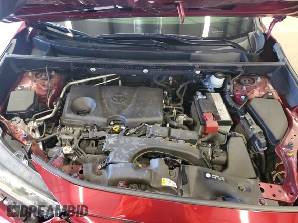 2019 Toyota RAV4 XLE with VIN JTMP1RFV8KD013013, listed as a Copart auction lot 50964245 with 70,656 mi miles and Salvage Title. Bid and sale history available at carsss.com. Image 12.