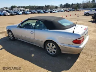 2002 Mercedes-Benz CLK-Class with VIN WDBLK65G32T114476, listed as a Copart auction lot 46873655 with 79,682 mi miles and Salvage Title. Bid and sale history available at carsss.com. Image 2.