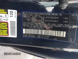 2018 Toyota Sienna XLE Auto Access Seat с VIN 5TDYZ3DC4JS962153, выставлен на аукционе IAAI как лот 42625213 с пробегом 75 006 миль миль и . История ставок и продаж доступна на DreamBid. Изображение 9.