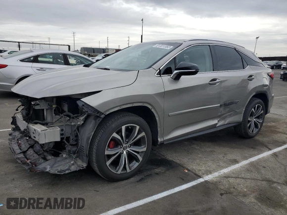 2018 Lexus RX with VIN 2T2ZZMCA3JC111007, listed as a Copart auction lot 81301383 with 19,016 mi miles and Non Repairable. Bid and sale history available at carsss.com. Image 1.
