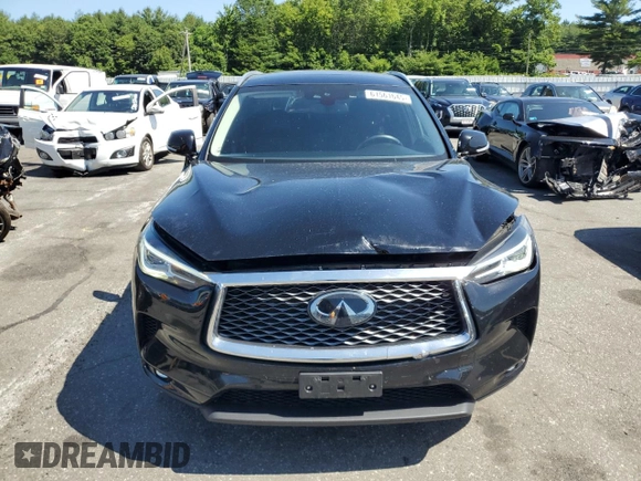 2021 Infiniti QX50 Essential with VIN 3PCAJ5CB3MF119468, listed as a Copart auction lot 61561645 with 56,347 mi miles and Salvage title. Bid and sale history available at DreamBid. Image 5.