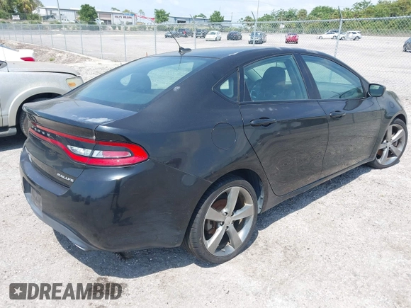 2013 Dodge Dart SXT with VIN 1C3CDFBA7DD320543, listed as a IAAI auction lot 42104337 with 85,289 mi miles. Bid and sale history available at carsss.com. Image 4.