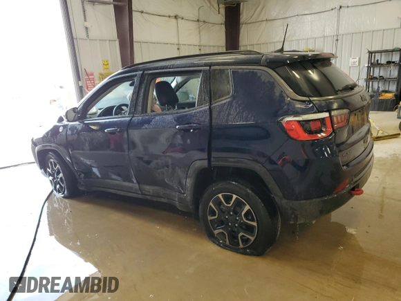 2019 Jeep Compass Trailhawk with VIN 3C4NJDDB9KT627579, listed as a Copart auction lot 53621395 with 66,535 mi miles and Clean Title. Bid and sale history available at DreamBid. Image 2.