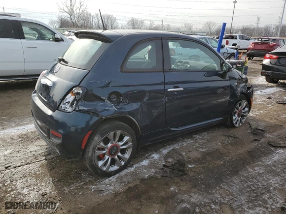 2015 FIAT 500 Sport with VIN 3C3CFFBR4FT624104, listed as a Copart auction lot 44763585 with NaN miles and Clean Title. Bid and sale history available at carsss.com. Image 3.