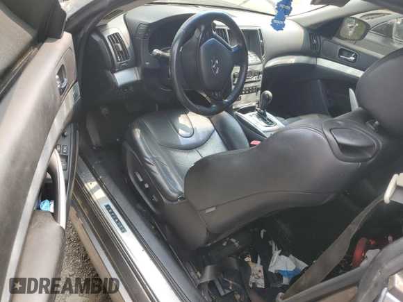 2014 Infiniti Q60 with VIN JN1CV6EL8EM132057, listed as a Copart auction lot 58969795 with Not provided miles and Salvage title. Bid and sale history available at DreamBid. Image 8.