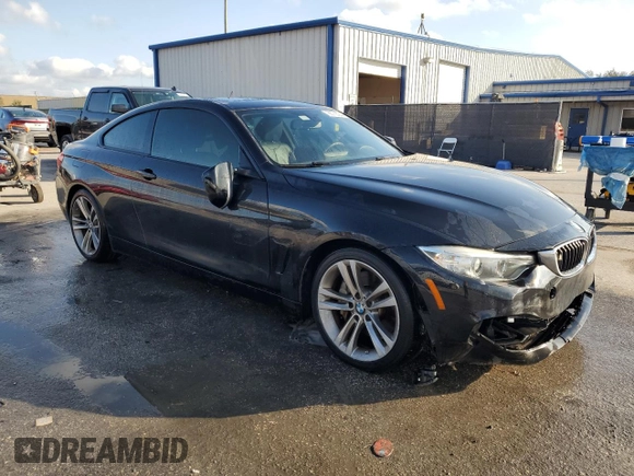 2015 BMW 4 Series 435i with VIN WBA3R1C50FK193552, listed as a Copart auction lot 86738244 with 105,887 mi miles and Salvage Title. Bid and sale history available at DreamBid. Image 4.