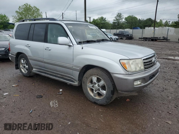 2006 Toyota Land Cruiser z VIN JTEHT05J262087016, wystawiony jako Copart lot #56294635 z przebiegiem 221 315 mil mil oraz Tytuł czysty. Historia ofert i sprzedaży dostępna na DreamBid. Obrazek 4.