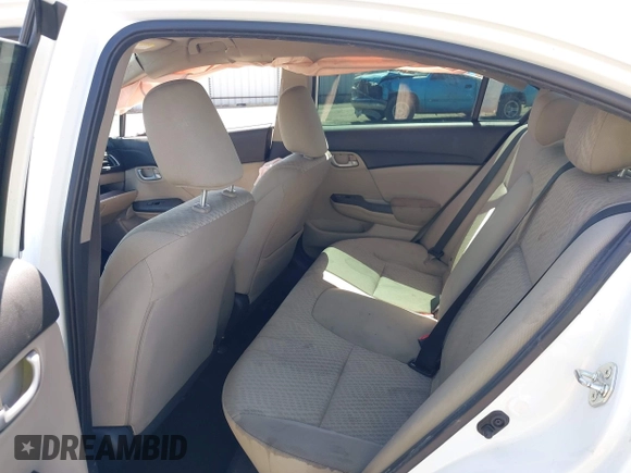 2015 Honda Civic Sedan LX with VIN 19XFB2F54FE250926, listed as a IAAI auction lot 41993601 with 119,881 mi miles. Bid and sale history available at carsss.com. Image 8.