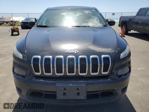 2015 Jeep Cherokee Sport with VIN 1C4PJMAB6FW605892, listed as a Copart auction lot 48430585 with 57,228 mi miles and Non Repairable. Bid and sale history available at carsss.com. Image 5.
