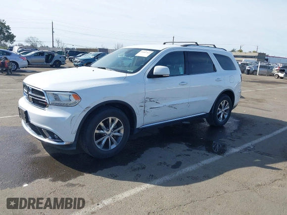 2016 Dodge Durango Limited with VIN 1C4RDHDG9GC373841, listed as a IAAI auction lot 41687422 with 155,835 mi miles. Bid and sale history available at carsss.com. Image 17.