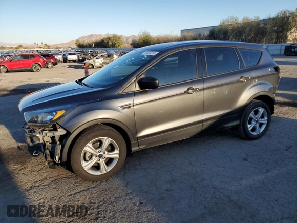 2018 Ford Escape S with VIN 1FMCU0F71JUB44345, listed as a Copart auction lot 47023335 with 40,849 mi miles and Salvage title. Bid and sale history available at DreamBid. Image 1.