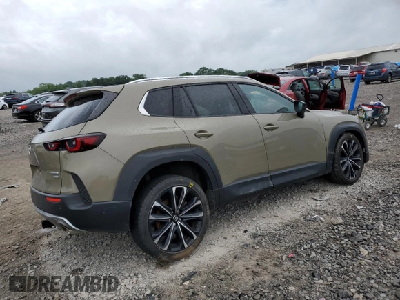 2023 Mazda CX-50 Premium Plus with VIN 7MMVABEY6PN113039, listed as a Copart auction lot 61629645 with 55,759 mi miles and Salvage title. Bid and sale history available at DreamBid. Image 3.