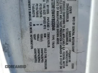 2000 GMC Safari Cargo with VIN 1GTDM19W4YB533844, listed as a Copart auction lot 71478084 with Not Provided miles and Salvage Title. Bid and sale history available at carsss.com. Image 13.
