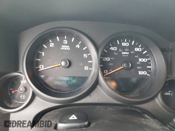 2013 Chevrolet Silverado 1500 with VIN 3GCPCPEA8DG232556, listed as a Copart auction lot 55584735 with 185,874 mi miles and Salvage Title. Bid and sale history available at DreamBid. Image 9.