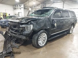 2023 GMC Yukon XL Denali with VIN 1GKS2JKL5PR457221, listed as a IAAI auction lot 41706602 with 38,225 mi miles. Bid and sale history available at carsss.com. Image 2.