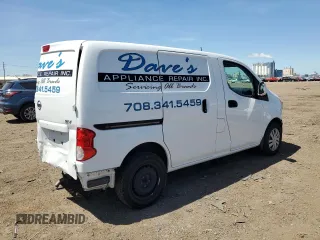 2021 Nissan NV200 S with VIN 3N6CM0KNXMK707399, listed as a Copart auction lot 56585605 with 51,484 mi miles and Salvage title. Bid and sale history available at DreamBid. Image 3.