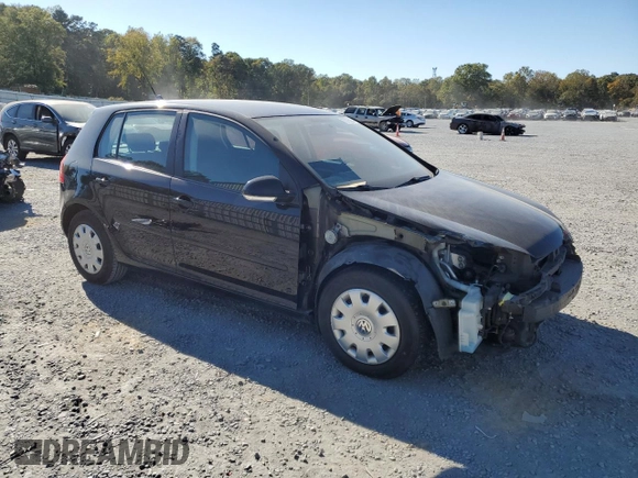 2009 Volkswagen Rabbit S with VIN WVWDA71K59W147903, listed as a Copart auction lot 76706654 with 73,297 mi miles and Salvage title. Bid and sale history available at DreamBid. Image 4.
