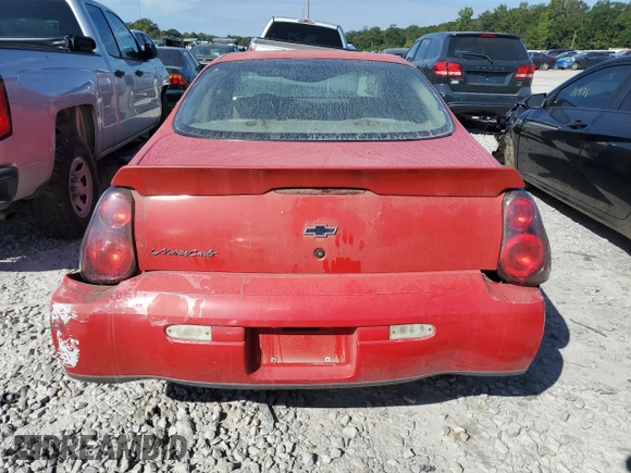 2002 Chevrolet Monte Carlo LS with VIN 2G1WW15E729152250, listed as a Copart auction lot 73939824 with 0 mi miles and Salvage Title. Bid and sale history available at carsss.com. Image 6.