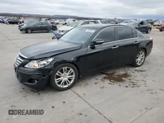 2011 Hyundai Genesis with VIN KMHGC4DEXBU142351, listed as a Copart auction lot 45055825 with 116,877 mi miles and Salvage Title. Bid and sale history available at carsss.com. Image 1.