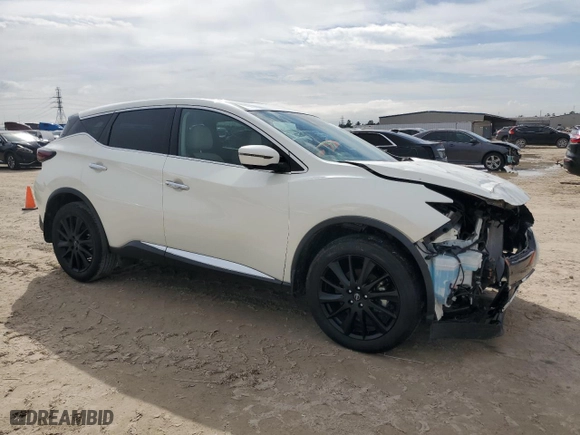 2024 Nissan Murano SL with VIN 5N1AZ2CJXRC108272, listed as a Copart auction lot 47279045 with 13,876 mi miles and Salvage Title. Bid and sale history available at carsss.com. Image 4.