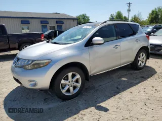 2009 Nissan Murano S with VIN JN8AZ18U69W017228, listed as a Copart auction lot 53282775 with 119,934 mi miles and Salvage Title. Bid and sale history available at carsss.com. Image 1.