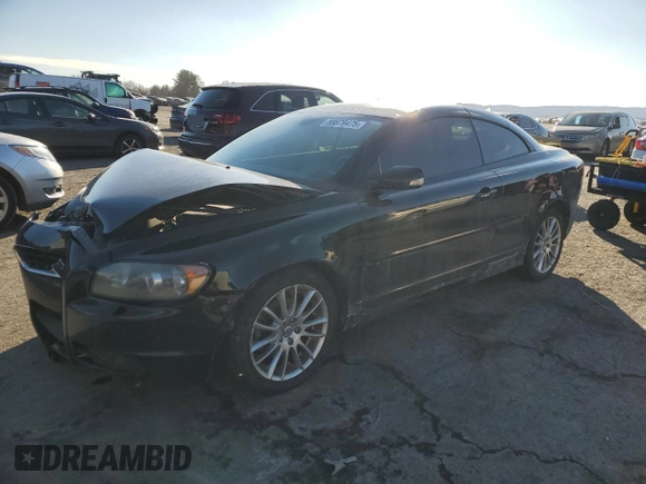 2007 Volvo C70 with VIN YV1MC68207J015632, listed as a Copart auction lot 88679475 with 205,517 mi miles and Salvage Title. Bid and sale history available at carsss.com. Image 1.