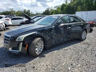 2014 Cadillac CTS RWD with VIN 1G6AP5SXXE0147735, listed as a Copart auction lot 61308495 with 61,184 mi miles and Salvage title. Bid and sale history available at DreamBid. Image 1.