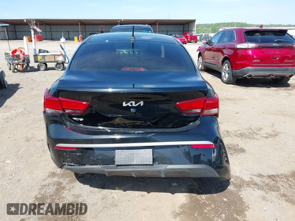 2022 Kia Rio S with VIN 3KPA24AD6NE502193, listed as a IAAI auction lot 42081391 with 18,683 mi miles and . Bid and sale history available at carsss.com. Image 16.