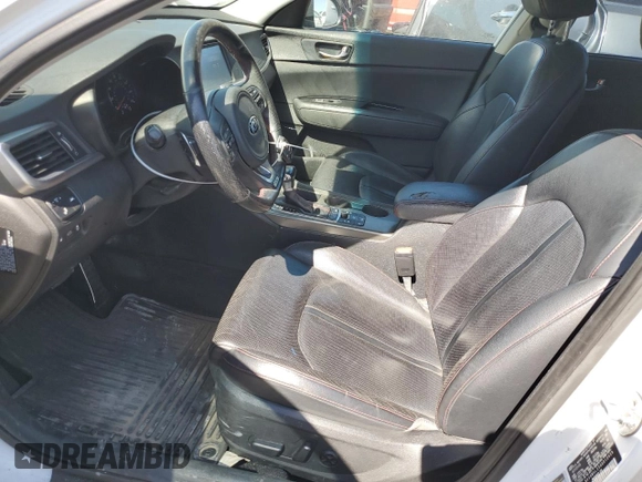 2016 Kia Optima SX Turbo with VIN 5XXGW4L25GG012459, listed as a Copart auction lot 61264204 with 117,785 mi miles and Salvage Title. Bid and sale history available at carsss.com. Image 7.