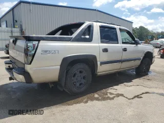 2004 Chevrolet Avalanche Z71 with VIN 3GNEK12TX4G158528, listed as a Copart auction lot 61128485 with 185,299 mi miles and Salvage title. Bid and sale history available at DreamBid. Image 3.