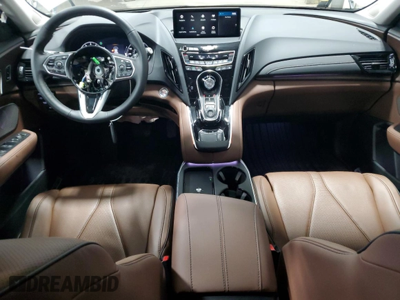 2025 Acura RDX Advance with VIN 5J8TC2H77SL001974, listed as a Copart auction lot 50330135 with 334 mi miles and Salvage Title. Bid and sale history available at DreamBid. Image 8.