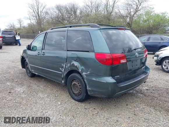 2005 Toyota Sienna CE with VIN 5TDZA23C15S313939, listed as a IAAI auction lot 41952894 with 268,191 mi miles. Bid and sale history available at carsss.com. Image 3.
