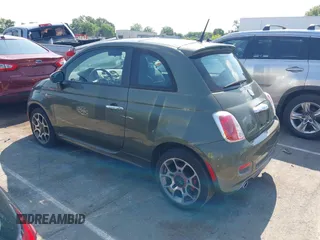 2012 FIAT 500 Sport with VIN 3C3CFFBR6CT371038, listed as a IAAI auction lot 42458732 with 92,426 mi miles and . Bid and sale history available at DreamBid. Image 3.