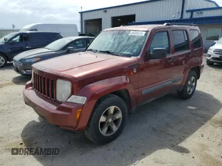 2008 Jeep Liberty Sport with VIN 1J8GN28K08W245240, listed as a Copart auction lot 54994595 with 212,745 mi miles and Non Repairable. Bid and sale history available at DreamBid. Image 1.