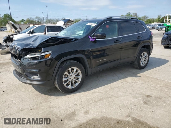 2019 Jeep Cherokee Latitude with VIN 1C4PJMCB9KD138616, listed as a Copart auction lot 56364645 with 116,241 mi miles and Salvage title. Bid and sale history available at DreamBid. Image 1.