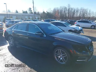 2015 Mercedes-Benz S-Class S 550 with VIN WDDUG8CB3FA077236, listed as a IAAI auction lot 41193044 with 98,612 mi miles. Bid and sale history available at carsss.com. Image 1.